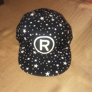 Black and white glow in the dark SnapBack